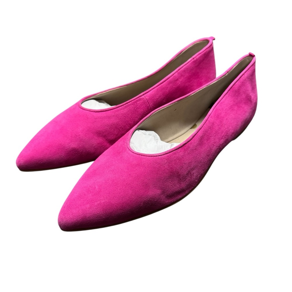 Boden Pink Suede Flats